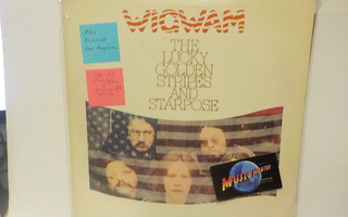 WIGWAM THE LUCKY GOLDEN STRIPES... LP + 3X NIMMARIT + POSTER