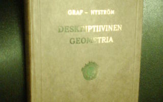 Graf - Nyström DESKRIPTIIVINEN GEOMETRIA ( 2 p.1945 ) Sis.pk