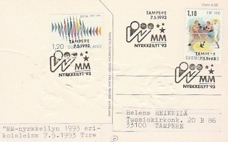 ERIKOISLEIMA , Nyrkkeilyn MM, Tampere  7.5.1993