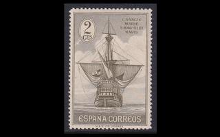 Espanja 503 ** Kolumbus 1 C oliivi (1930)