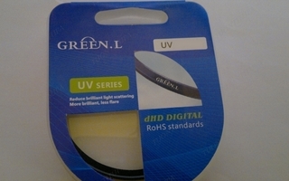 55mm Green L UV-Suodin Ø55mm GL UV-Filter