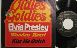 Elvis Presley Wooden Heart  7" sinkku Saksalainen