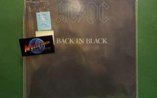 AC/DC - BACK IN BLACK EX+/EX+ -80 GREECE PRESS LP