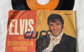 Elvis Presley – Suspicious Minds / You'll Think Of Me (7")