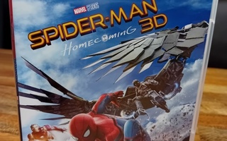 Blu-ray 3D + Blu-ray Spider-man Homecoming 3D ( SIS POSTIKUL