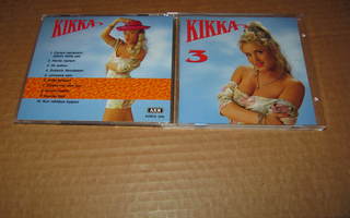 Kikka CD Kikka 3 v.1991  UUDENVEROINEN !