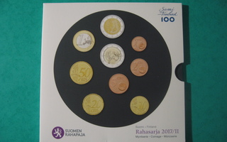 Suomi euro rahasarja 1c-2e & 2e BU - 2017 / II Suomi 100 v.