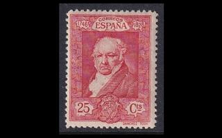 Espanja 473 ** Francisco de Goya 25 C (1930)