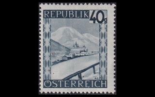 Itävalta 757 ** Käyttösarja maisemia 40 g (1945)