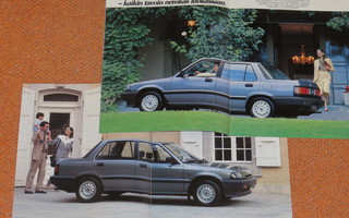 1985 Honda Civic 4-ov esite - suom - KUIN UUSI - 12 sivua