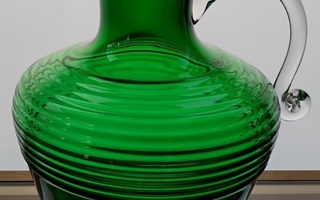 Riihimäen Lasi Kleopatra maljakko vihreä Tamara Aladin 26 cm