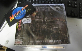 IRON MAIDEN - MATTER OF LIFE AND DEATH CD JAPANI PAINOS UUSI