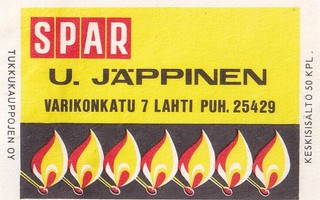 Lahti. U. Jäppinen . SPAR  b424