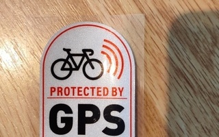 pyörä GPS tarra