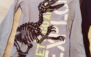 H&m paita 122/128, dinosaurus