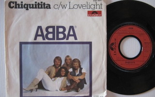 ABBA Chiquitita c/w Lovelight 7" sinkku Saksalainen