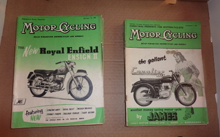 Motor Cycling  1954-62 lehtiä  kasa 70 kpl