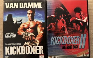 Kickboxer ja Kickboxer 2 (suomitekstitykset kummassakin)