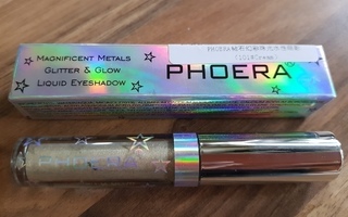 Phoera Liquid Glitter Glow Eyeshadow / nestemäinen Luomiväri