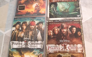 Pirates of Caribbean leffoja (4 kpl)