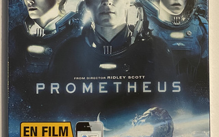 Prometheus : Blu-ray + DVD ( uusi, kelmussa )