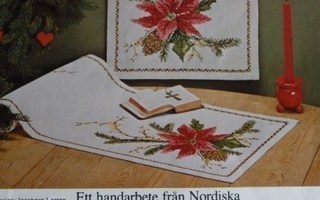 Ristipistomalli liinaan kaunis joulutähti Nordiska