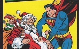 Wayne Boring: Superman auttaa joulupukkia (postikortti)