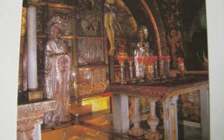 Jerusalem Pyhän haudan kirkko Golgata Postikortti kulkematon