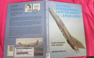 SUOMEN ILMAVOIMIEN LENTOKONEET 1918 - 1993 ( 1.p