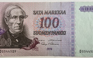 100 markkaa 1976