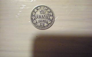 50 penniä 1865
