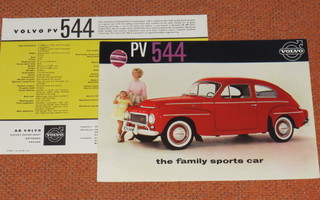 1960 Volvo PV 544 esite - KUIN UUSI