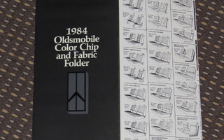 1980 Oldsmobile värikartta - KUIN UUSI - esite