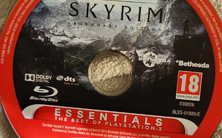 PS3 Skyrim Legendary Edition essentials versio L