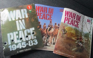 Kolme War in Peace -lehteä! (N533)