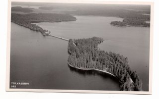 Tolvajärvi: ilmakuva, (Tmi Karhumäki n:o 945,mv)