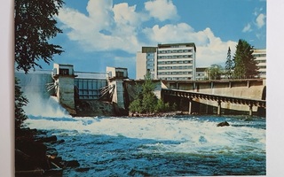 Vanha postikortti – Kajaani - Voimalaitos (60/70-luvulta)
