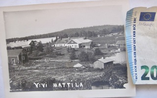 VANHA Valokuva V:järvi Mattila Mikä paikkakunta 1920-l