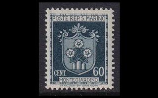 San Marino 321 ** Vaakuna 60 C (1945)