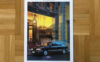 Esite Ford Scorpio vuodelta 1989