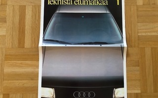 Lehti / esite Audi Teknistä etumatkaa 1/1987
