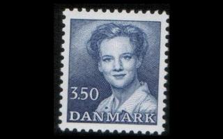 Tanska 779 ** MargretheI 3,50 kr sininen (1983)