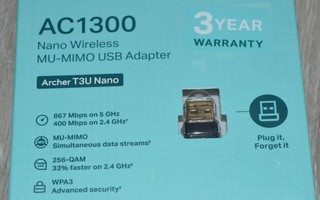 TP-Link Archer T3U nano USB wifikortti (802.11AC)