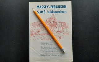 Massey-Ferguson 630 S leikkuupuimurin esite 50-60-luku