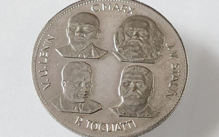 Kommunistinen mitali:  Lenin, Stalin, Marx, Togliatti