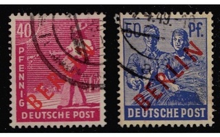 Saksa Berlin 1949 40, 50pf o