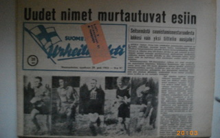 Suomen Urheilulehti Nro 91/1952 (25.2)