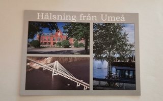 Hälsning från Umeå, kulkematon postikortti