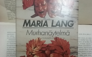 Maria Lang - Murhanäytelmä (sid.)
