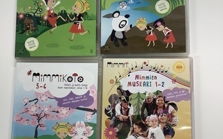 MIMMIKOTO 1,2,5-6 + MIMMIEN MUSKARI 1-2  (4 DVD PAKETTI)